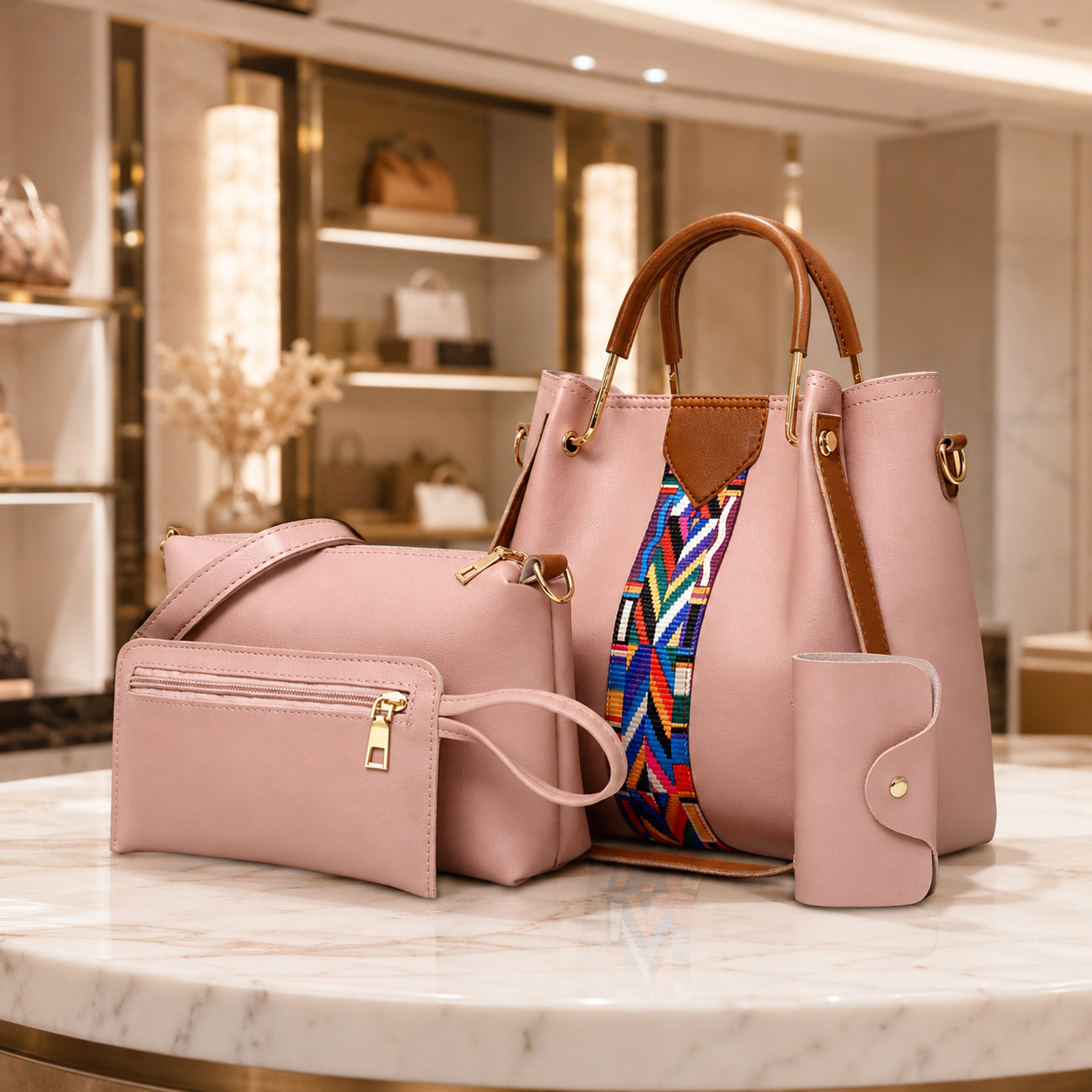 Aveline 4-Piece Matching Bag Set