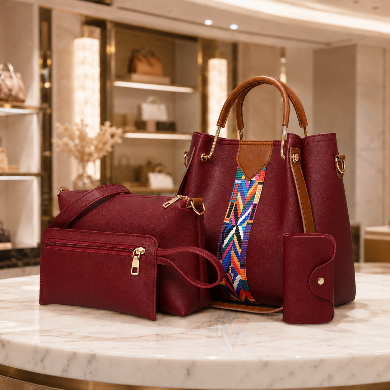 Aveline 4-Piece Matching Bag Set