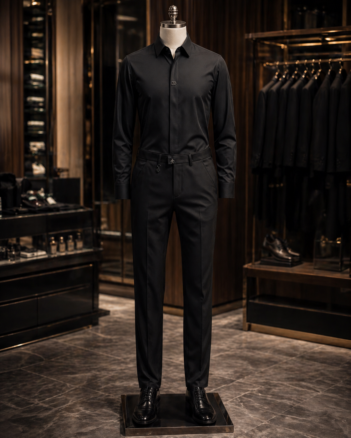 Luca Pleated Tailored Trousers