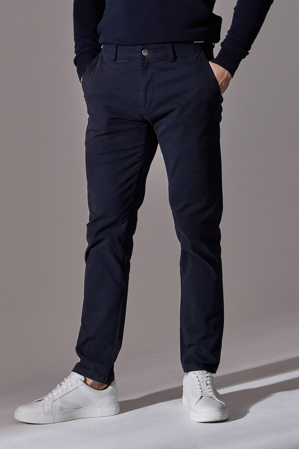 Eran Slim Fit Chinos - Navy