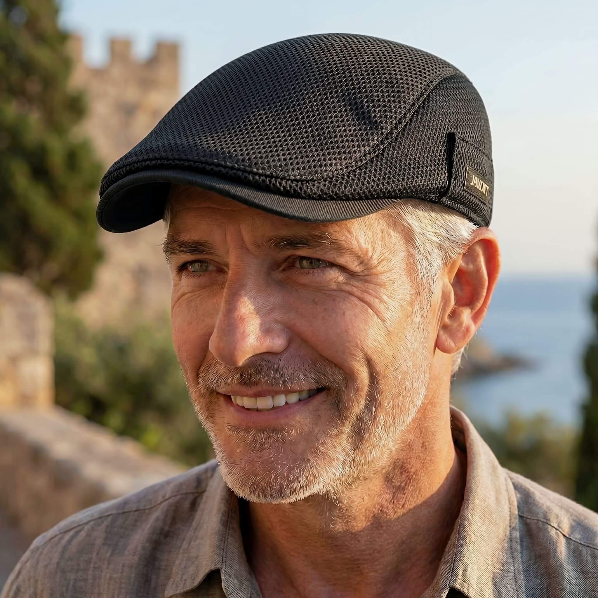 Mesh Cap | Casual Flat Cap for Men