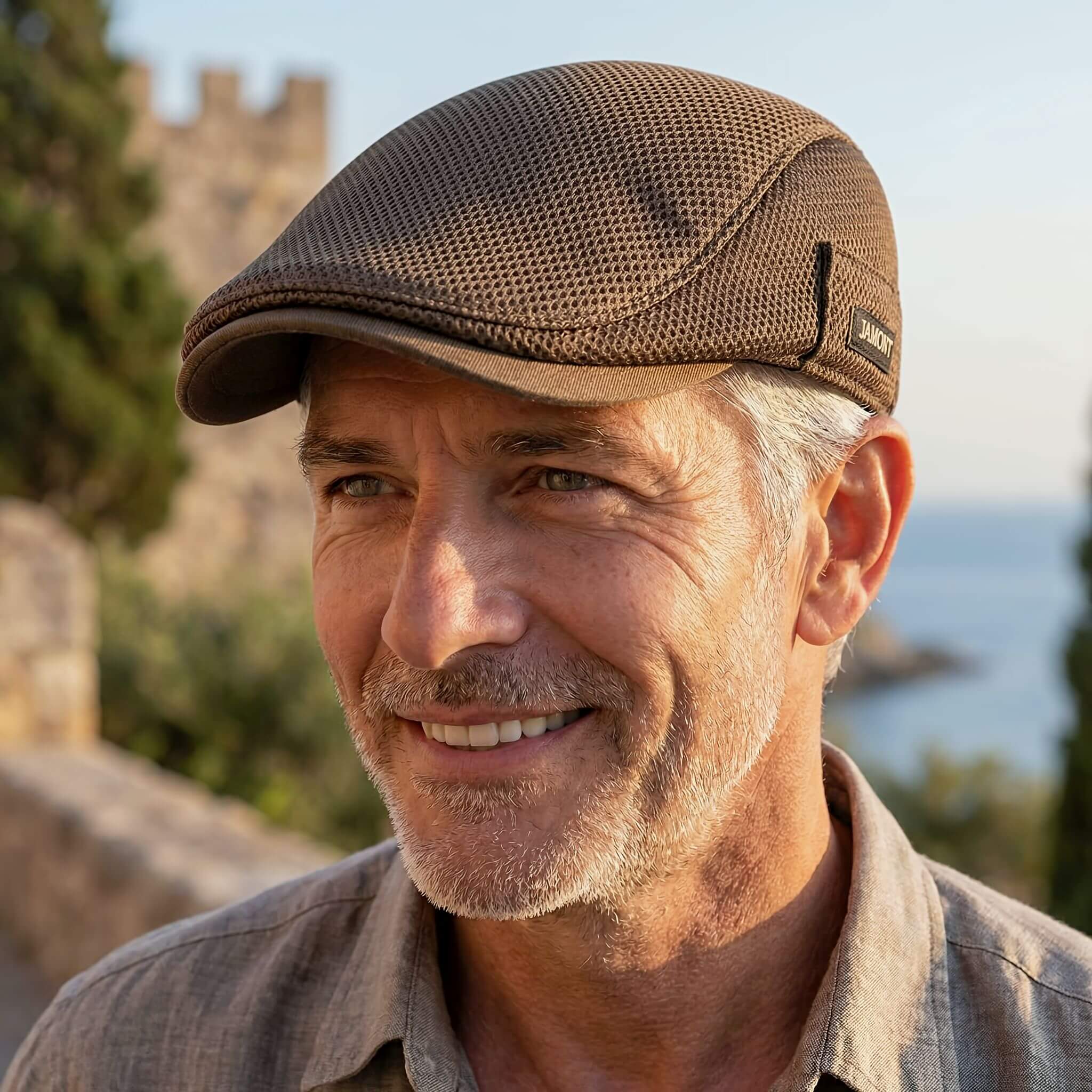 Mesh Cap | Casual Flat Cap for Men