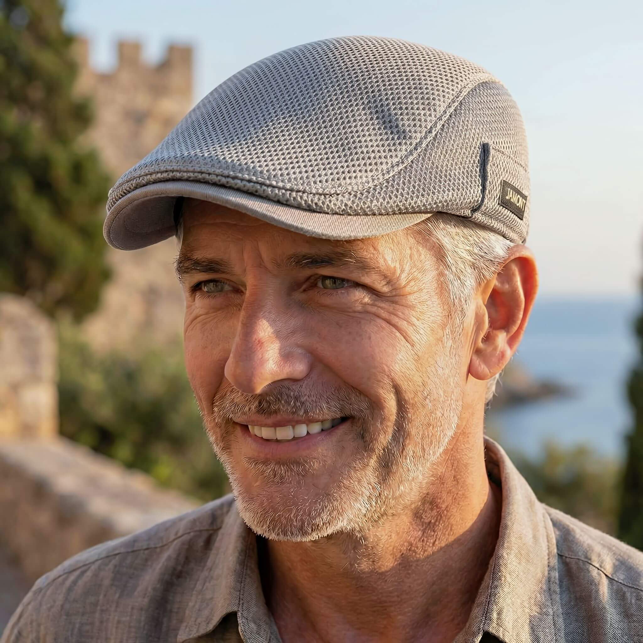 Mesh Cap | Casual Flat Cap for Men