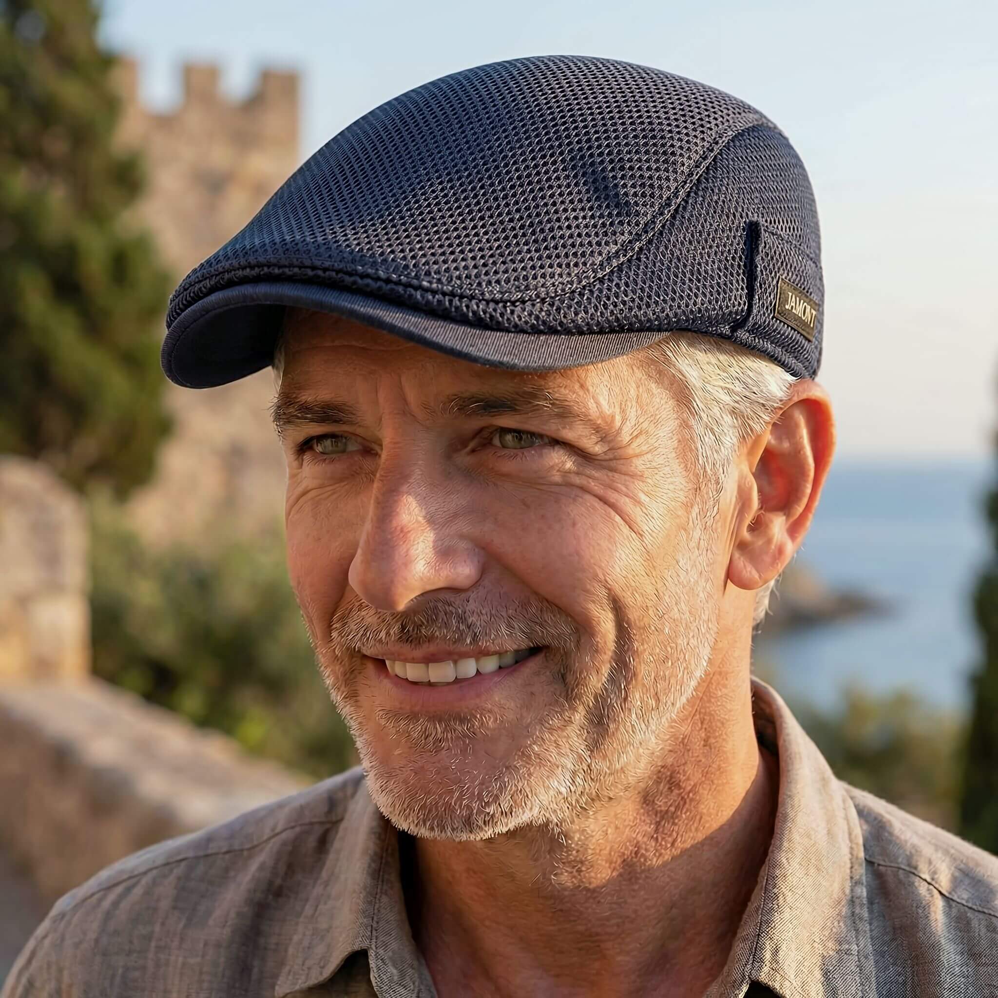 Mesh Cap | Casual Flat Cap for Men