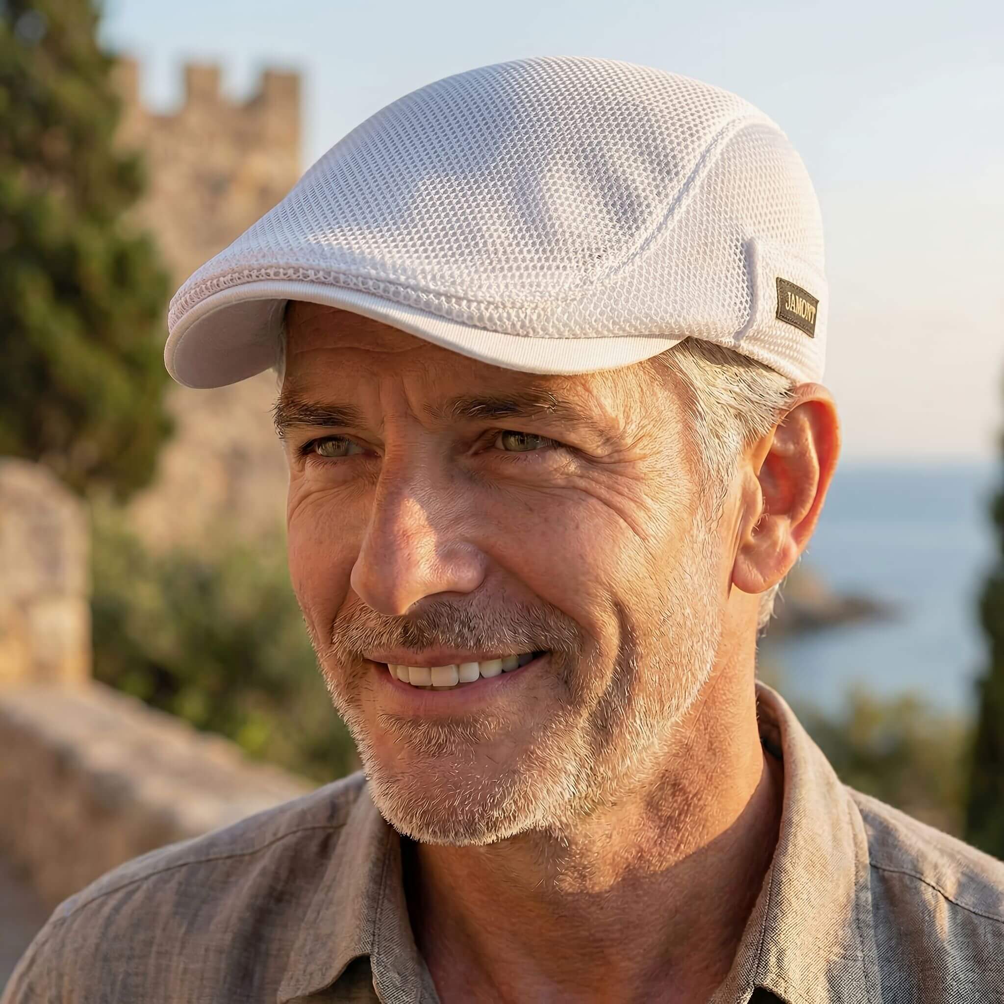 Mesh Cap | Casual Flat Cap for Men