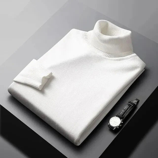 The Monte Carlo Cashmere Roll Neck