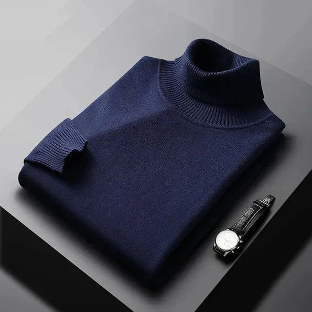 The Monte Carlo Cashmere Roll Neck