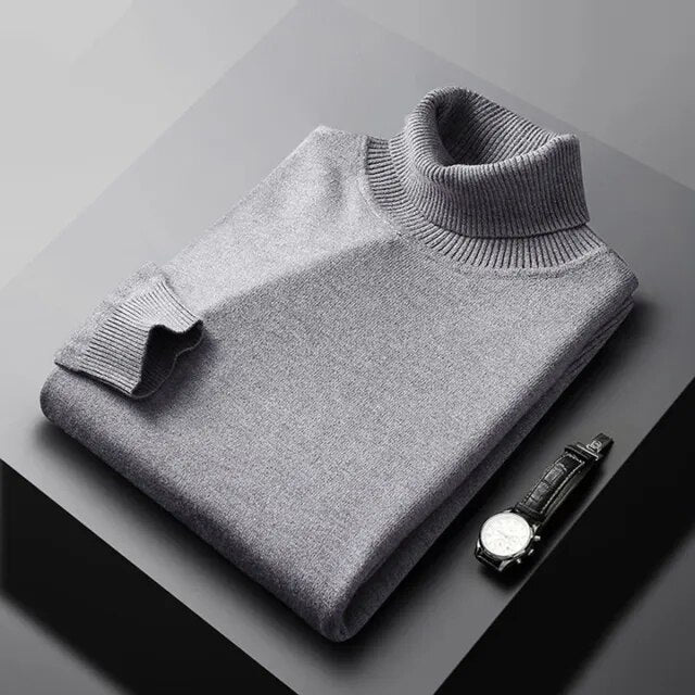 The Monte Carlo Cashmere Roll Neck