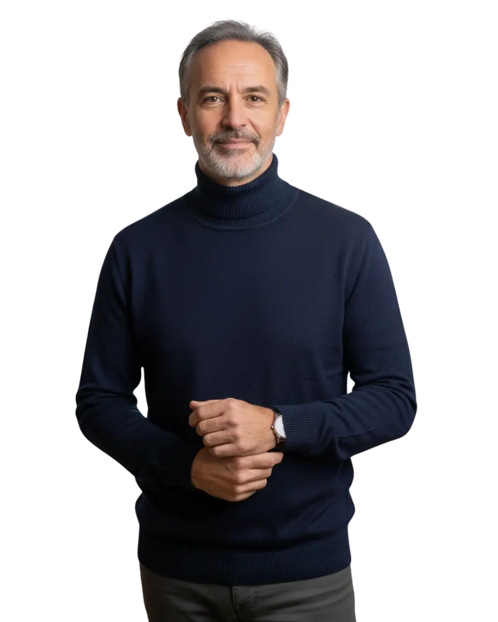 The Monte Carlo Cashmere Roll Neck